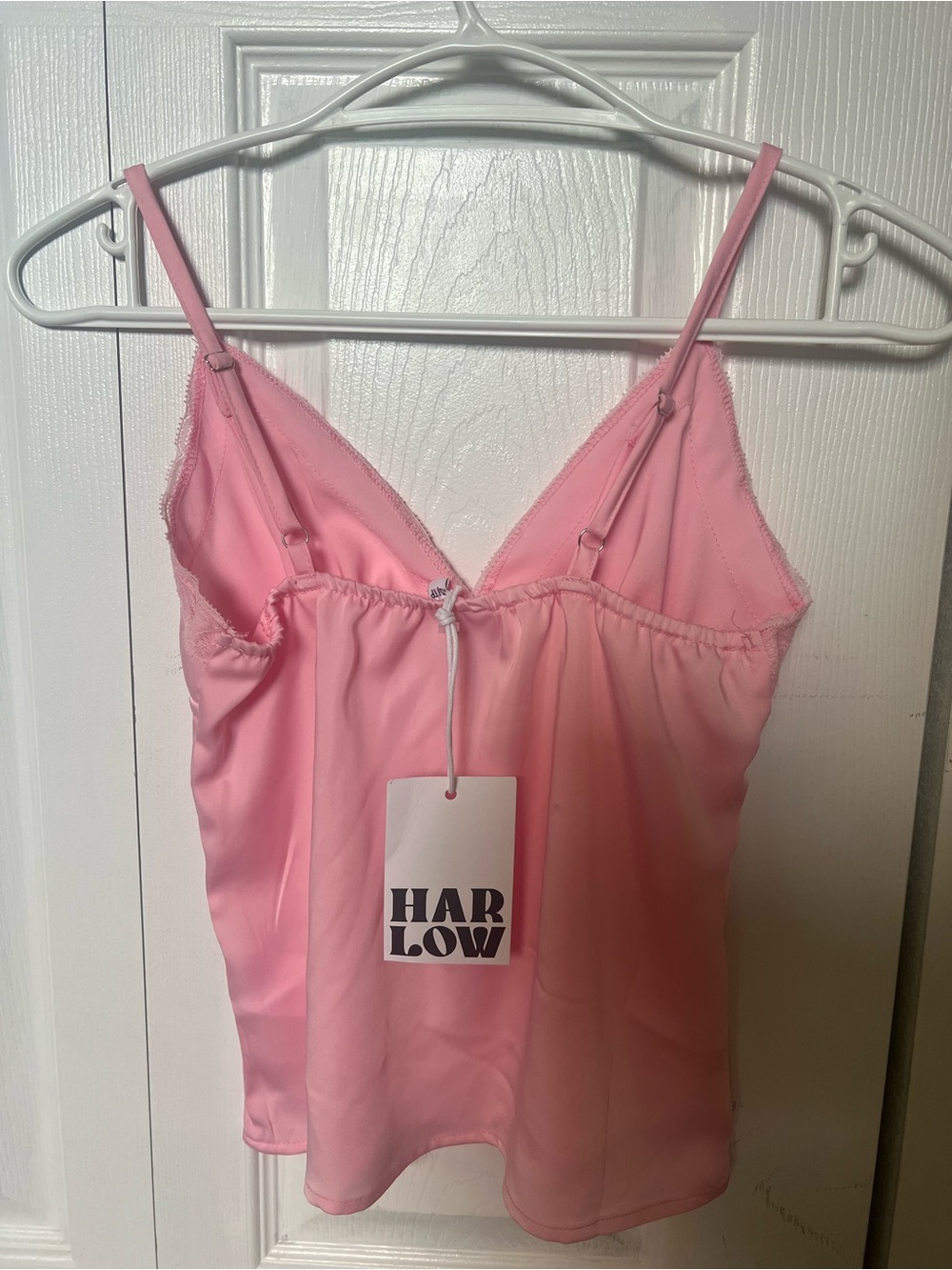 Harlow pink satin top - Picture 3 of 3